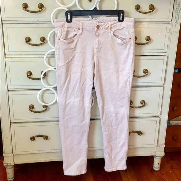 Calvin Klein Jeans Denim - Calvin Klein light pink ankle skinny jeans